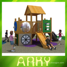 Playgrounds ao ar livre de madeira pequenos da melhor qualidade venda